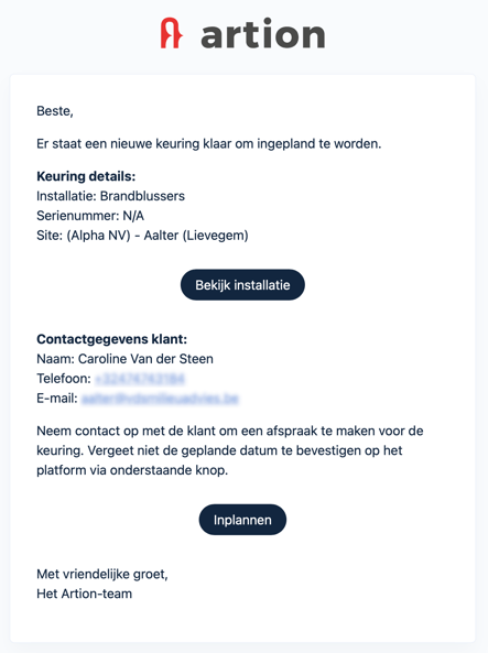 Nieuwe keuring