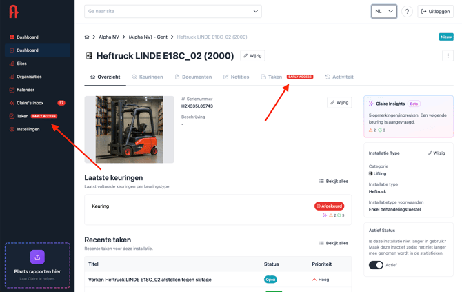 Task Management - Toegang